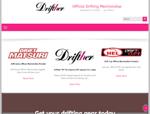 Tablet Screenshot of drifther.co.uk